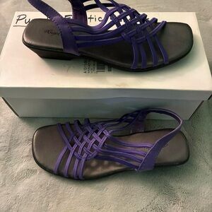Piper Women's Purple Strappy Sandals